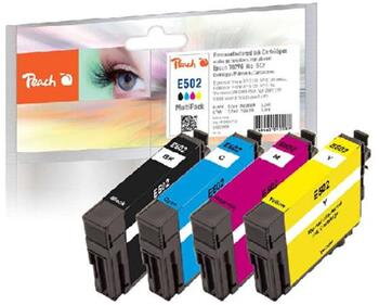 PEACH kompatibilní cartridge Epson 502 MultiPack, 1x6.2ml; 3x5.2ml