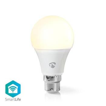 Nedis WIFILW11WTB22- Wi-Fi Chytrá LED Žárovka | B22 | A60 | 9 W | 800 lm | Teplá Bílá, F