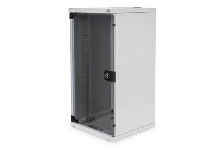 Digitus  nástěnná skříňka 254 mm (10 ") 12U 592x312x300 mm, barva šedá (RAL 7035)