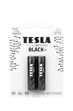 Tesla AA BLACK+ alkalická, 2 ks