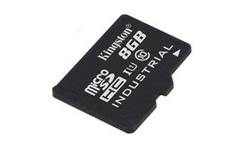 KINGSTON 8GB microSDHC Industrial C10 A1 pSLC Card Single Pack w/o Adapter