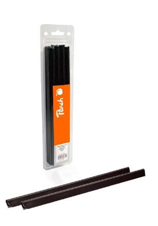 PEACH vazací plastový klips 8mm čierny, 25 ks
