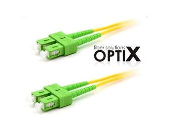 OPTIX SC/APC-SC/APC optický patch cord 09/125 1m