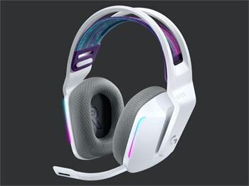 Logitech Headset G733 LightSpeed, bezdrátová RGB - bílé Logitech Headset G733 LightSpeed, bezdrátová RGB - bílé
