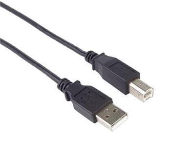 PremiumCord Kabel USB 2.0, A-B, 1m barva černá