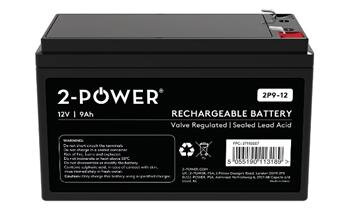 2-Power 2P9-12 12V 9Ah VRLA Baterie F2 ( FASTON 250 )