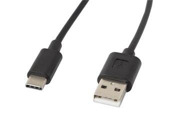 LANBERG USB-C (M) na USB-A (M) 2.0 kabel 1,8m, černý