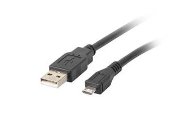 LANBERG Micro USB (M) na USB-A (M) 2.0 kabel 1m, černý