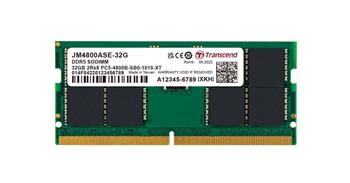 Transcend paměť 32GB SODIMM DDR5 4800 (JetRam) 2Rx8 2Gx8 CL40 1.1V