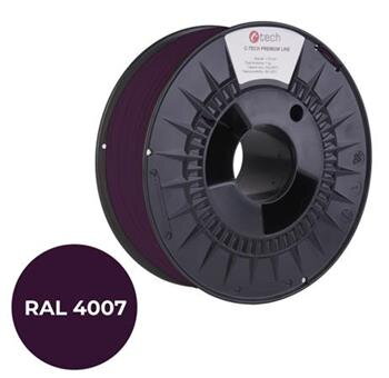 C-TECH tisková struna PREMIUM LINE ( filament ) , PETG, purpurová fialková, RAL4007, 1,75mm, 1kg