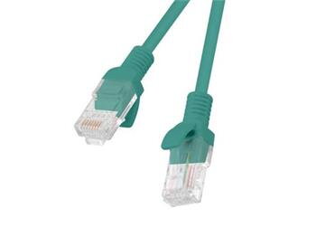 LANBERG Patch kabel CAT.6 UTP 1M zelený Fluke Passed