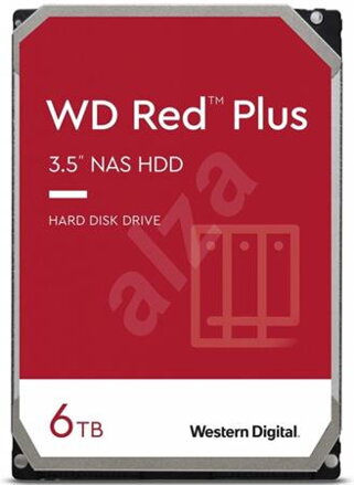 WD RED PLUS NAS WD60EFPX 6TB SATAIII/600 256MB cache CMR