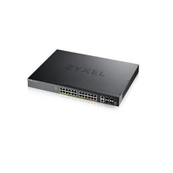 Zyxel XGS2220-30HP, L3 Access Switch, 400W PoE, 16xPoE+/10xPoE++, 24x1G RJ45 2x10mG RJ45, 4x10G SFP+ Uplink, incl. 1 yr