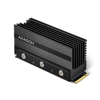 AXAGON CLR-M2XL, hliníkový pasivní chladič pro oboustranný M.2 SSD disk, výška 36 mm