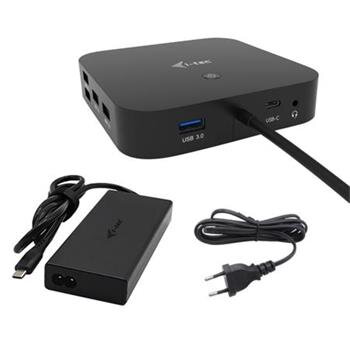 I-tec USB-C HDMI + Dual DP Docking Station with Power Delivery 100 W + i-tec Universal Charger 112 W