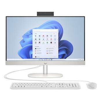 HP AIO 24-cr0000nc/24'' IPS FHD AG/Core i3-N300/8GB/512GB SSD/Intel UHD/5xUSB/1xHDMI/RJ45/WIN 11 Home/White