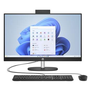 HP AIO 27-cr0000nc/27'' IPS FHD AG/Ryzen 3 7320U/8GB LP/512GB SSD/AMD Radeon 610M/5xUSB/1xHDMI/RJ45/WIN 11 Home/Black