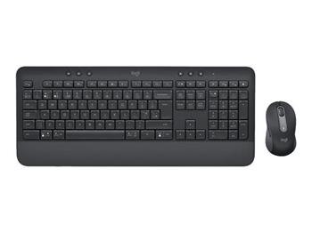 Logitech klávesnice s myší Wireless MK650 Signature - bezdrátová/Logitech bolt/Bluetooth/ CZ/SK/Graphitová