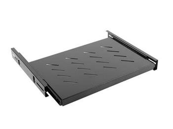 LANBERG 19"19" SLIDING SHELF 1U/465X347MM MAX LOAD CAPACITY UP TO 60KG BLACK