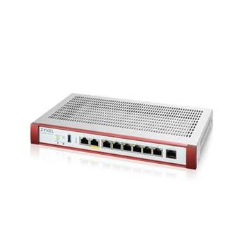 Zyxel USG FLEX 200HP Series, User-definable ports with 1*2.5G, 1*2.5G( PoE+) & 6*1G, 1*USB with 1 YR Security bundle