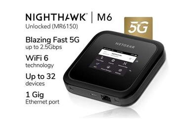 Netgear Nighthawk M6 5G WiFi 6 Mobile Hotspot Router