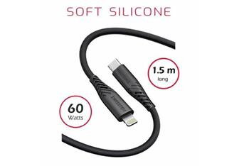 SWISSTEN DATOVÝ KABEL SOFT SILICONE USB-C / USB-C 1,5 M 60W ČERNÝ