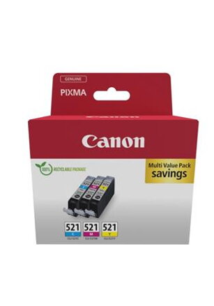 Canon cartridge CLI-521 C/M/Y MultiPack (CLI521CMY)