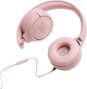 JBL Tune 500 - pink (Pure Bass, sklápěcí, Siri/Google Now)
