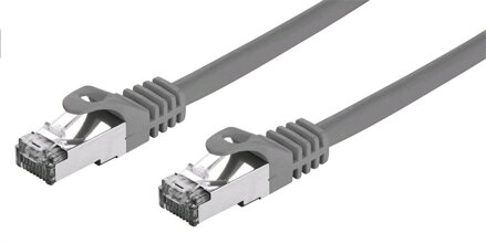 C-TECH Kabel patchcord Cat7, S/FTP, šedý, 2m