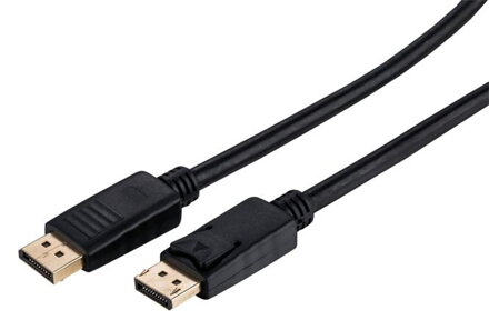 C-TECH Kabel DisplayPort 1.2, 4K@60Hz, M/M, 0,5m