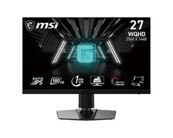 MSI Gaming monitor G272QPF E2, 27" Rapid IPS/2560x1440 (WQHD)/180Hz/1ms/DP/2xHDMI/Výškově nastavitelný/pivot