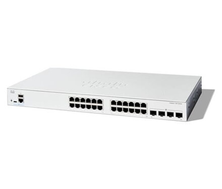 Cisco Catalyst switch C1300-24T-4X (24xGbE,4xSFP+,fanless)