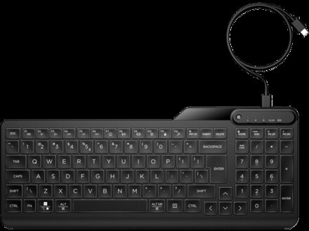 HP Klávesnice 400 podsvícená USB