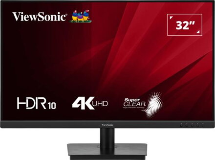Viewsonic VA3208-4K-HD 32" VA 4K 3840x2160/60Hz/4ms/300cd/2xHDMI/DP/VESA