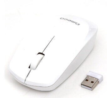 OMEGA MOUSE WIRELESS 1200 DPI WHITE