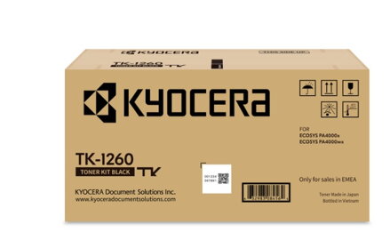 Kyocera toner TK-1260 - 10 000 stran A4 (při 5% pokrytí), pro ECOSYS PA4000x/wx