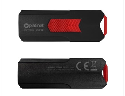 PLATINET PORTABLE POWER DRIVE  3.2 R/W UP TO 150MB/s 256GB černá