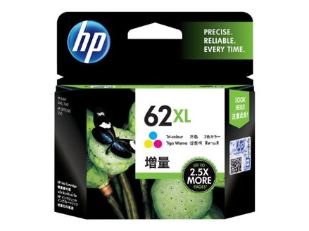 HP 62XL Tri-color Ink Cartridge - blistr