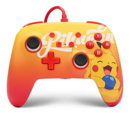 PowerA Enhanced Wired Controller for Nintendo Switch -  Oran Berry Pikachu