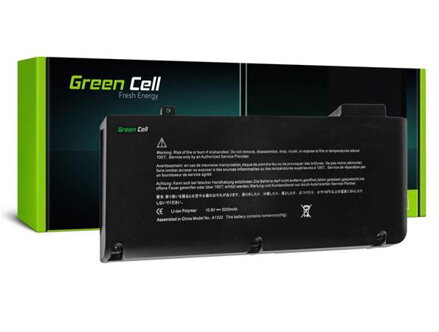 Green Cell Battery A1322 for Apple MacBook Pro 13 A1278 ( Early  2009,  Early  2010, Early 2011, Late 2011,  Early  2012)