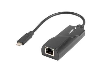 LANBERG USB->RJ45 ETHERNET ADAPTÉR SÍŤOVÁ KARTA  USB-C 3.1 1X RJ45 1GB KABEL