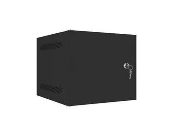 LANBERG RACKOVÁ SKŘÍŇ 10" NÁSTĚNNÁ 4U/280X310 PRO VLASTNÍ MONTÁŽ S KOVOVÝMI DVEŘMI ČERNÁ  (PLOCHÉ BALENÍ)