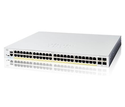 Cisco Catalyst switch C1200-48P-4X (48xGbE,4xSFP+,48xPoE+,375W) - REFRESH