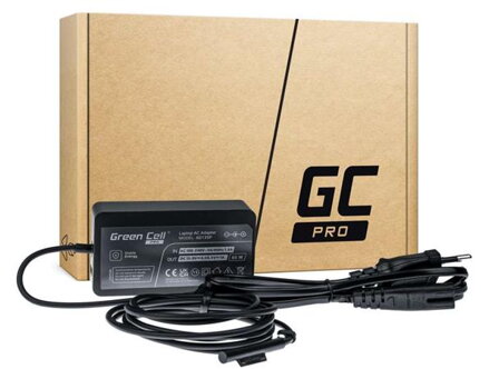 Green Cell PRO 1706 65W 15V 4A Charger Adapter for Microsoft Surface Laptop, Pro, Book, Go