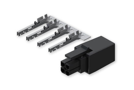 Teltonika 4-PIN zástrčka s kontaktními svorkami - PR4MK04K