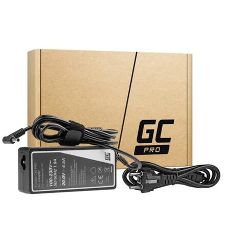 Green Cell PRO Charger / AC Adapter 20V 4.5A 90W for Lenovo B570 G550 G570 G575 G770 G780 G580 G585 IdeaPad P580 Z510 Z580 Z585