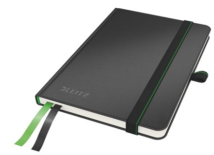 LEITZ Zápisník Complete, A6, linka, černá
