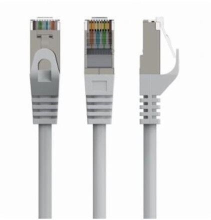 GEMBIRD Patch kabel S/FTP Cat. 6A LSZH, 0,5 m, šedý