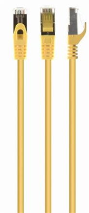 GEMBIRD Patch kabel S/FTP Cat. 6A LSZH, 0,25 m, žlutý