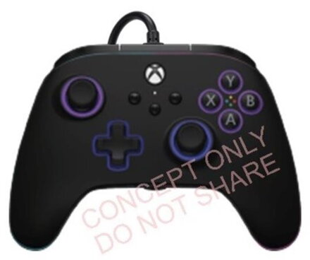PowerA Advantage Wired Controller for Xbox Series X|S with Lumectra + RGB LED Strip - Black